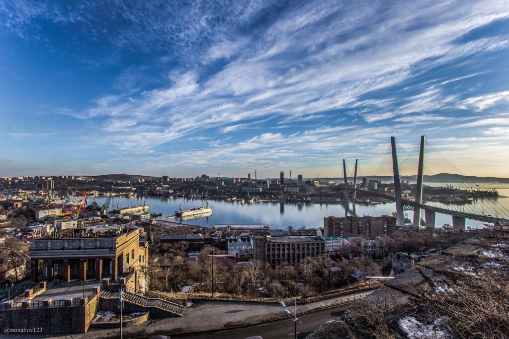 View on Vladivostok city